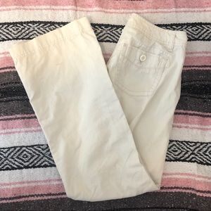 cream colored cargo pants
